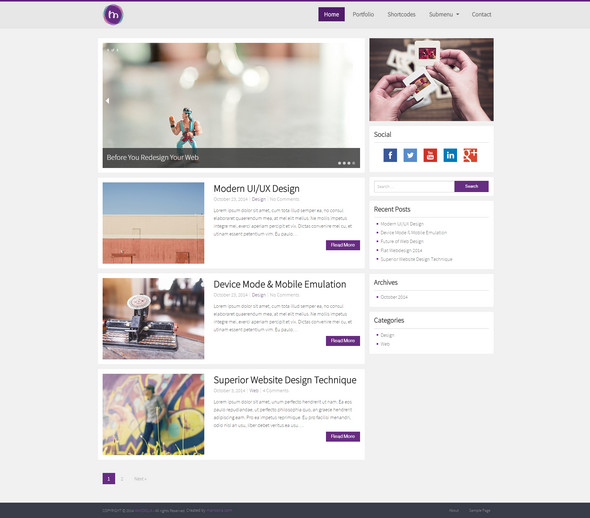 Theme For Personal Blog