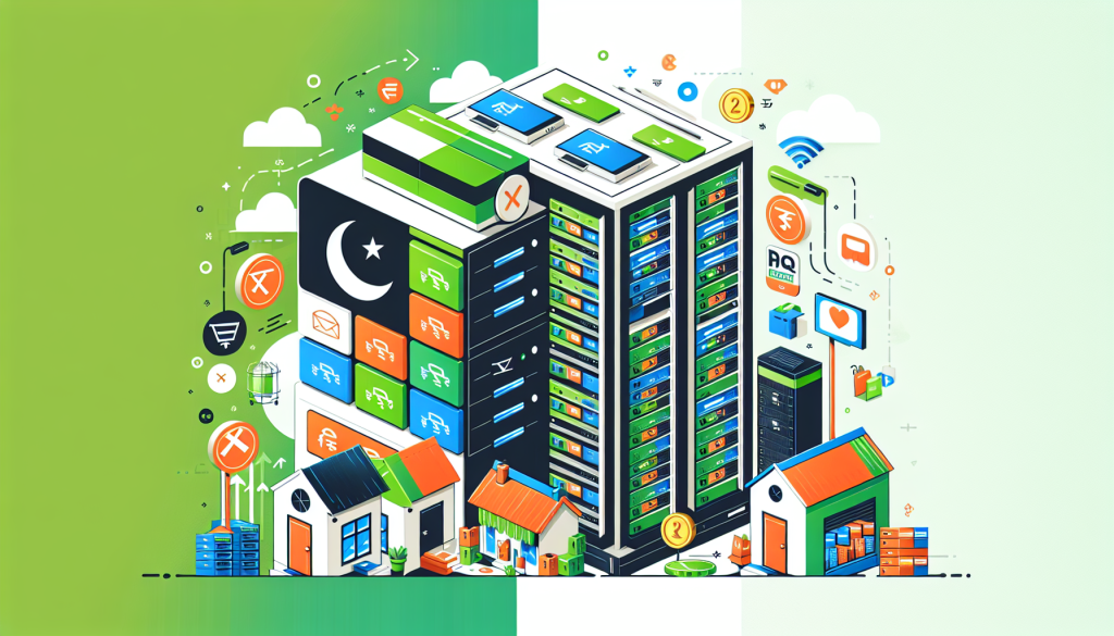 Shared hosting vs VPS comparison for Pakistani e-commerce sellers showing server resources and Daraz store hosting options